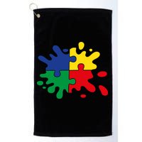 Splash Puzzle Golf Towel