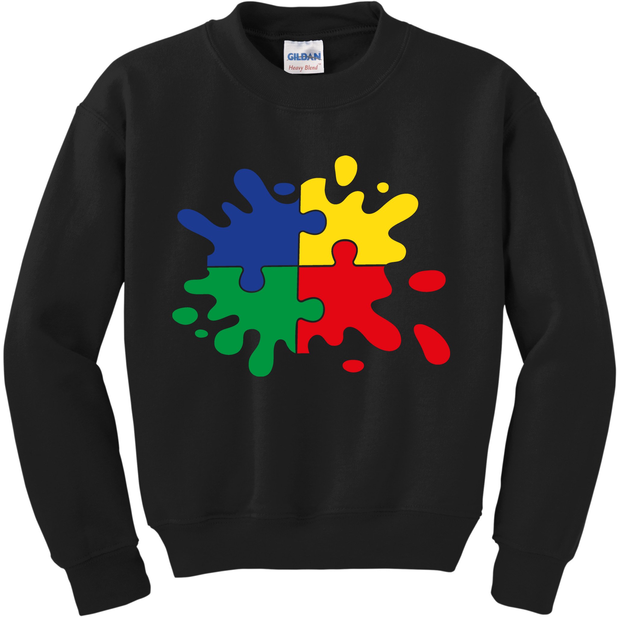 Splash Puzzle Kids Sweatshirt