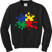 Splash Puzzle Kids Sweatshirt