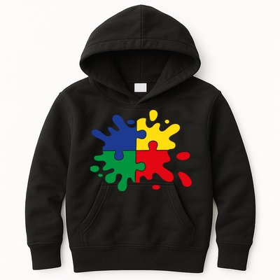 Splash Puzzle Kids Hoodie