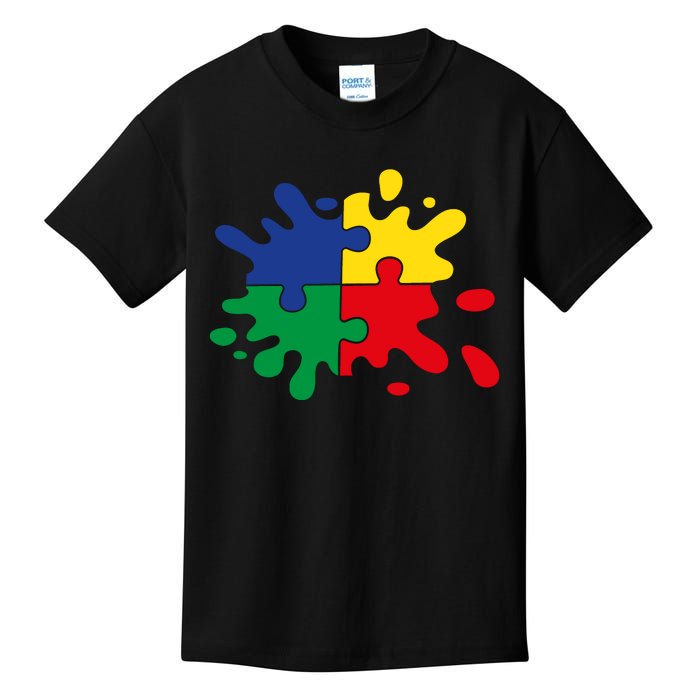 Splash Puzzle Kids T-Shirt