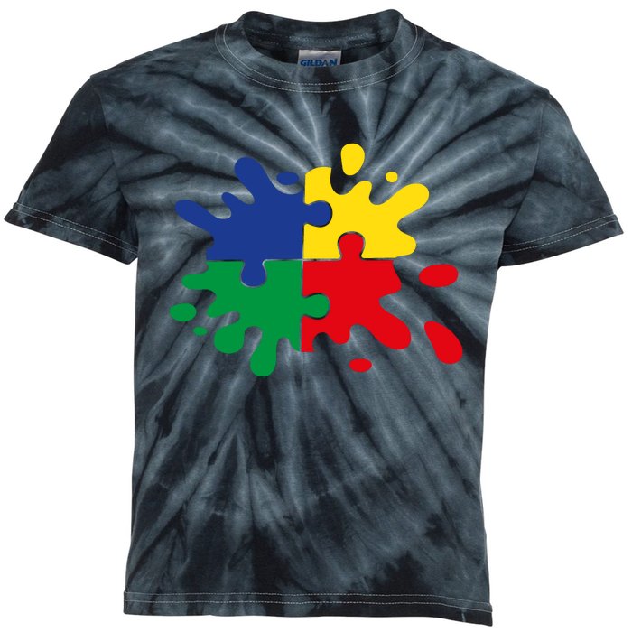 Splash Puzzle Kids Tie-Dye T-Shirt