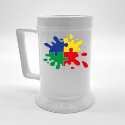 Splash Puzzle Beer Stein