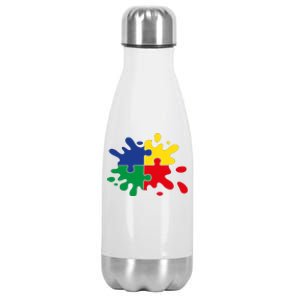 Splash Puzzle Stainless Steel Insulated Water Bottle