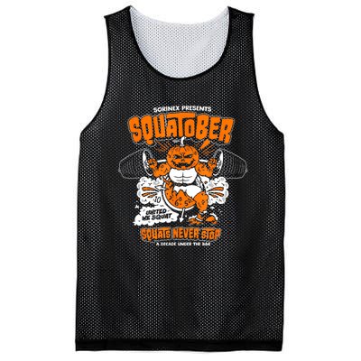 Sorinex Presents Squatober Squats Never Stop Mesh Reversible Basketball Jersey Tank