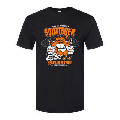 Sorinex Presents Squatober Squats Never Stop Softstyle® CVC T-Shirt