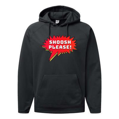 Shoosh Please! Performance Fleece Hoodie