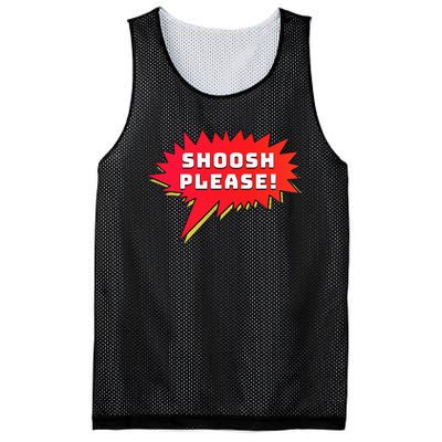 Shoosh Please! Mesh Reversible Basketball Jersey Tank