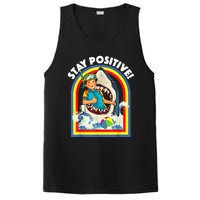 Stay Positive Shark Lover Wildlife Ocean Sea Animal Lover PosiCharge Competitor Tank