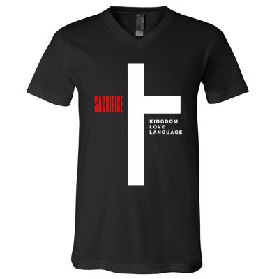 Sacrifice Premium V-Neck T-Shirt