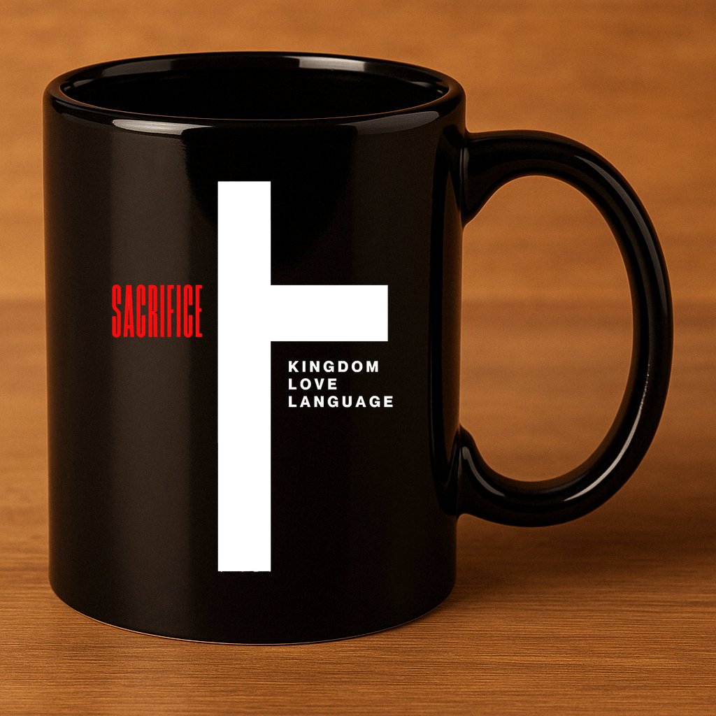 Sacrifice Premium 11oz C Handle Ceramic Mug