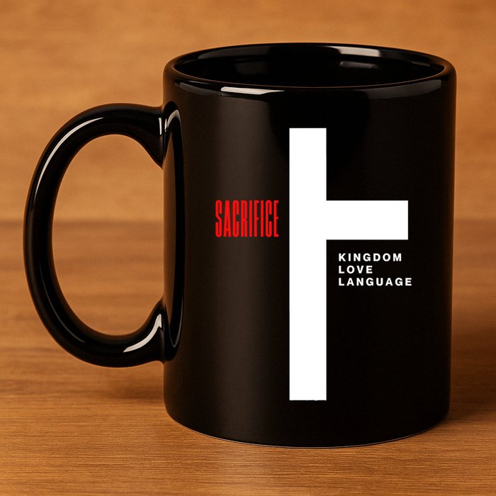 Sacrifice Premium 11oz C Handle Ceramic Mug