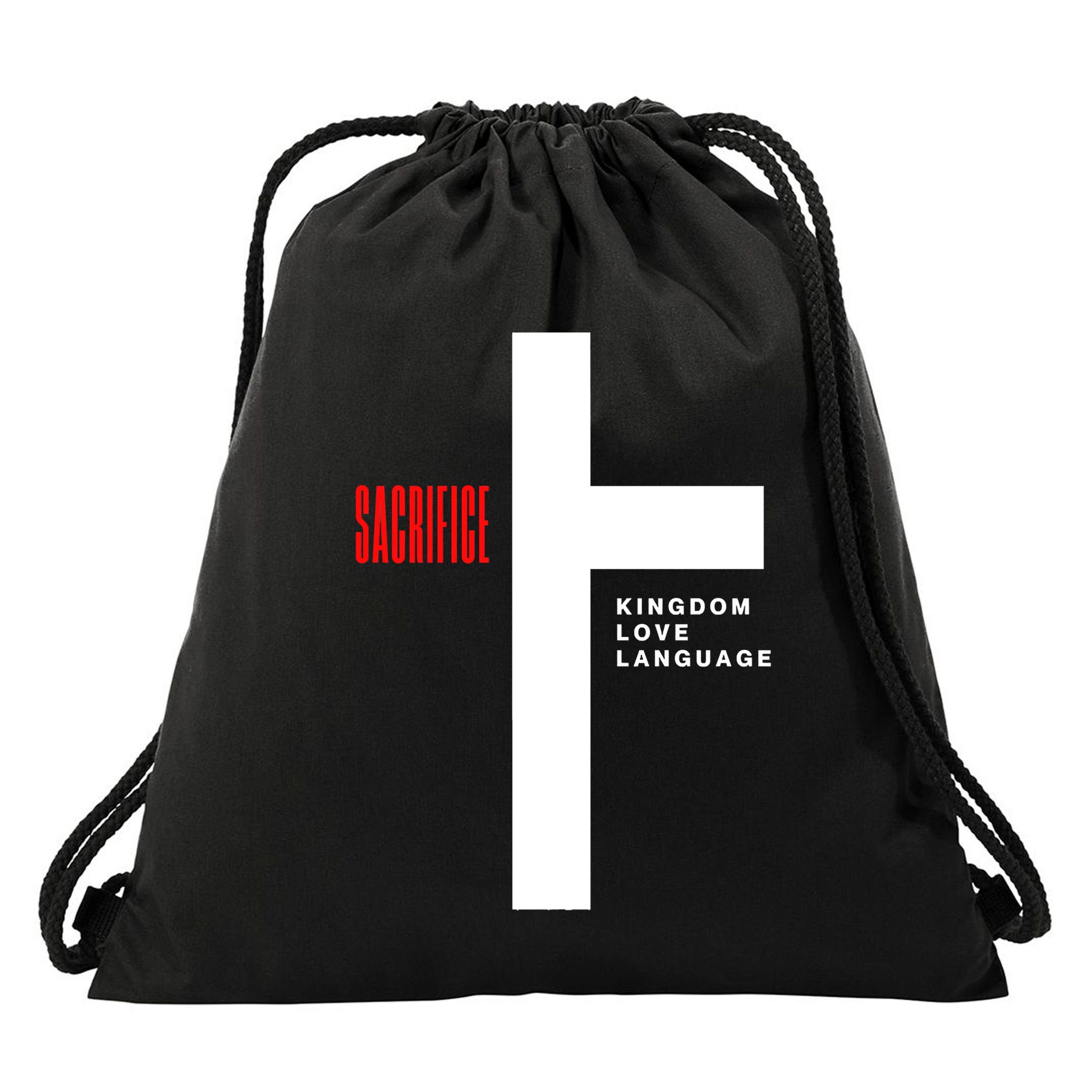 Sacrifice Premium Drawstring Bag