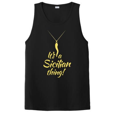 Sicilian Pride Sicilian Horn ItS And Sicilian Thing PosiCharge Competitor Tank