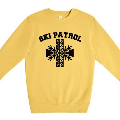 Ski Patrol Premium Crewneck Sweatshirt