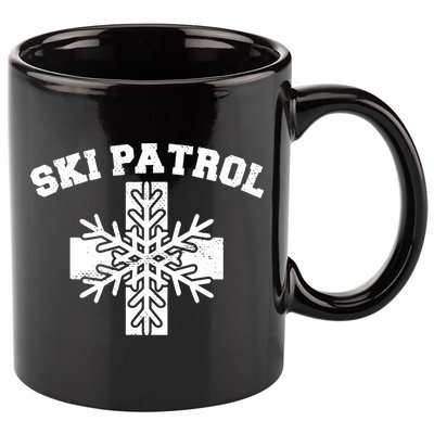 Ski Patrol 11oz C Handle Ceramic Mug