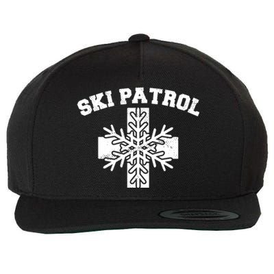 Ski Patrol Wool Snapback Cap