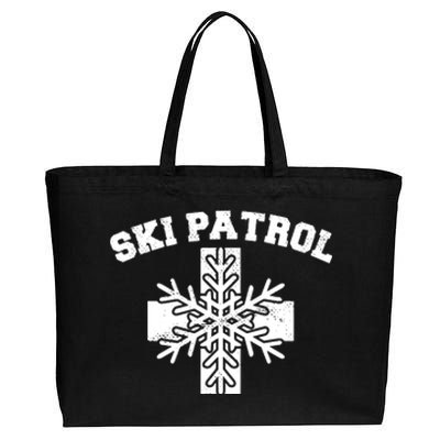 Ski Patrol Cotton Canvas Jumbo Tote