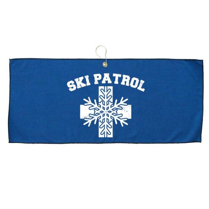 Ski Patrol Large Microfiber Waffle Golf Towel