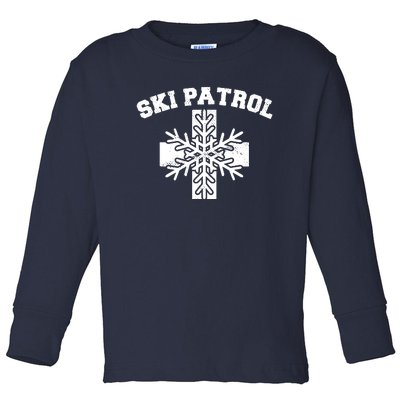 Ski Patrol Toddler Long Sleeve Shirt