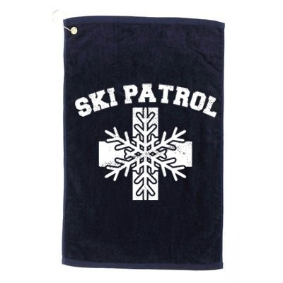 Ski Patrol Platinum Collection Golf Towel