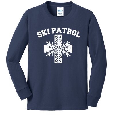 Ski Patrol Kids Long Sleeve Shirt