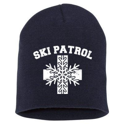 Ski Patrol Short Acrylic Beanie