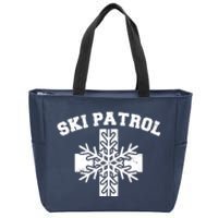 Ski Patrol Zip Tote Bag