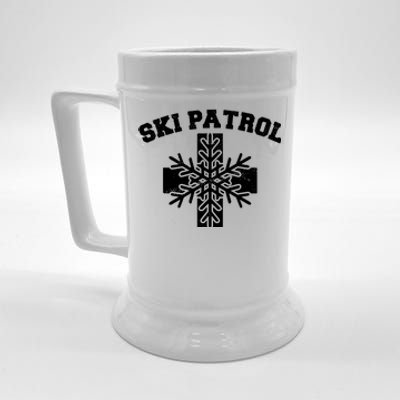 Ski Patrol Beer Stein