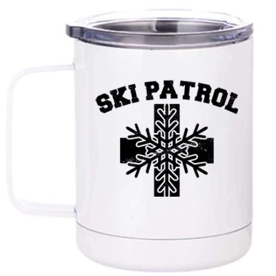 Ski Patrol 12 oz Stainless Steel Tumbler Cup