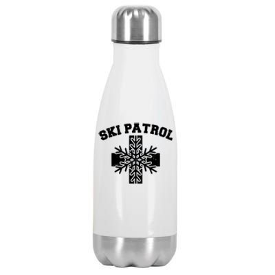 Ski Patrol Stainless Steel Insulated Water Bottle