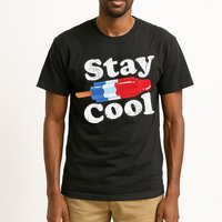 Summer Popsicle Stay Cool Funny Bomb Retro 80s Pop Gift Tall T-Shirt