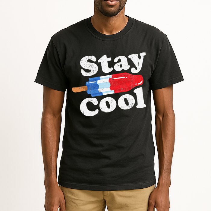 Summer Popsicle Stay Cool Funny Bomb Retro 80s Pop Gift Tall T-Shirt