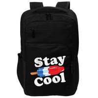 Summer Popsicle Stay Cool Funny Bomb Retro 80s Pop Gift Impact Tech Backpack