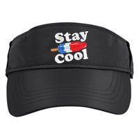 Summer Popsicle Stay Cool Funny Bomb Retro 80s Pop Gift Adult Drive Performance Visor