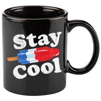 Summer Popsicle Stay Cool Funny Bomb Retro 80s Pop Gift 11oz C Handle Ceramic Mug