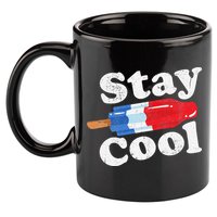 Summer Popsicle Stay Cool Funny Bomb Retro 80s Pop Gift 11oz C Handle Ceramic Mug
