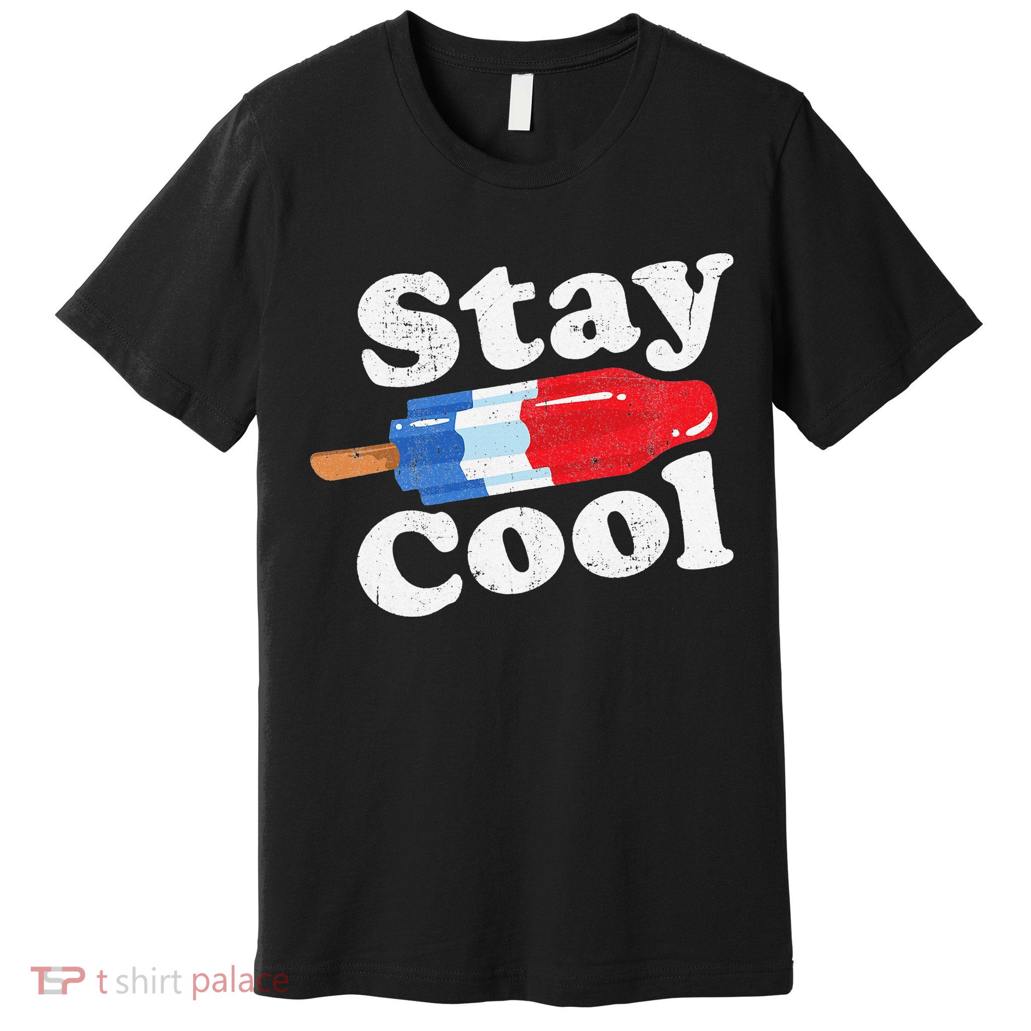Summer Popsicle Stay Cool Funny Bomb Retro 80s Pop Gift Premium T-Shirt