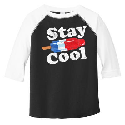 Summer Popsicle Stay Cool Funny Bomb Retro 80s Pop Gift Toddler Fine Jersey T-Shirt