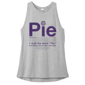 Supernatural Pie Ladies PosiCharge Tri-Blend Wicking Tank