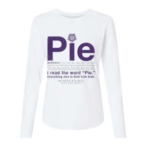 Supernatural Pie Womens Cotton Relaxed Long Sleeve T-Shirt