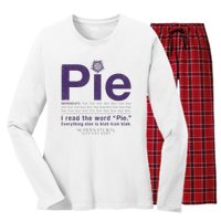 Supernatural Pie Women's Long Sleeve Flannel Pajama Set 