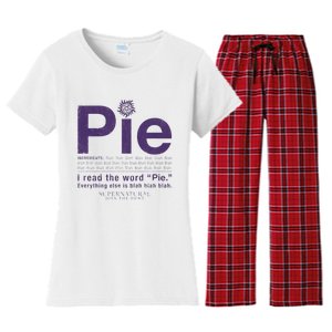 Supernatural Pie Women's Flannel Pajama Set