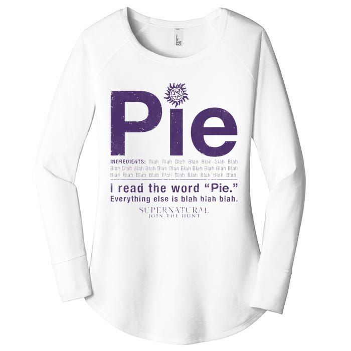 Supernatural Pie Women's Perfect Tri Tunic Long Sleeve Shirt