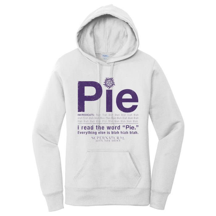 Supernatural Pie Women's Pullover Hoodie