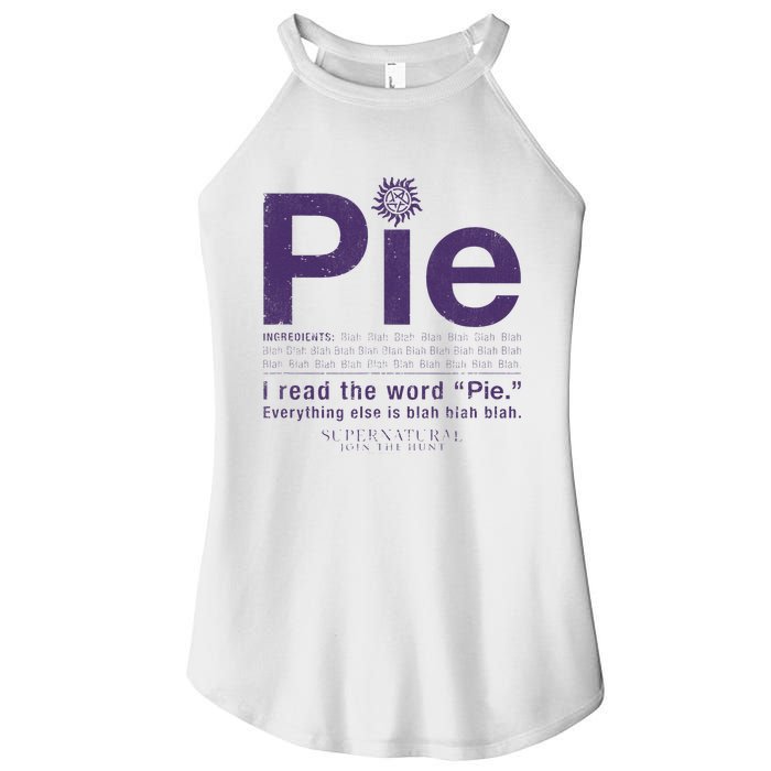 Supernatural Pie Women's Perfect Tri Rocker Tank