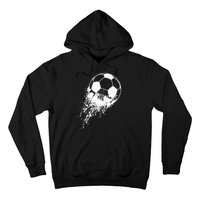 Soccer Player Sports Vintage Men Soccer Ball Hoodie