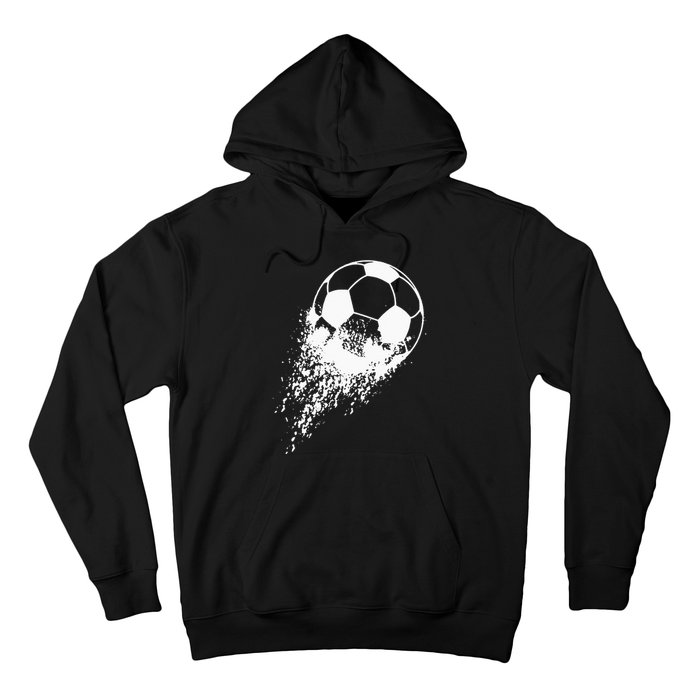 Soccer Player Sports Vintage Men Soccer Ball Hoodie