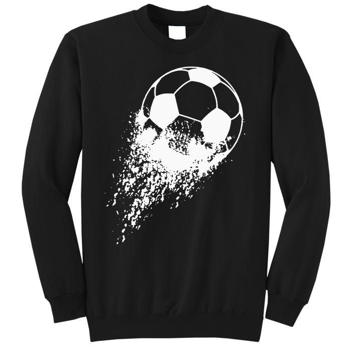 Soccer Player Sports Vintage Men Soccer Ball Sweatshirt