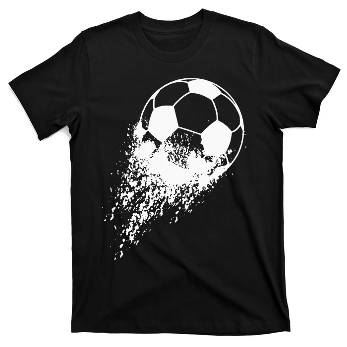 Soccer Player Sports Vintage Men Soccer Ball T-Shirt